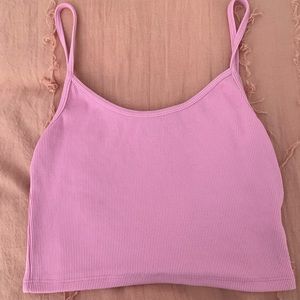 brandy melville skylar tank pink